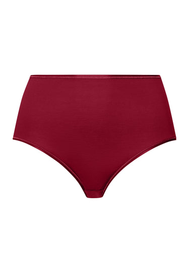 Cotton Seamless Full Brief | Red Dahlia 71625-2418